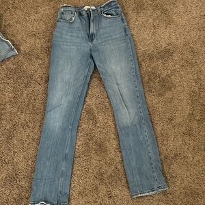 Abercrombie & fitch 27/4 the 90s slim straight ultra high rise